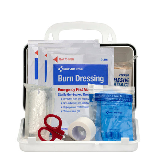 First Aid Only Burn Care Kit | 11-Piece in Waterproof Plastic Case