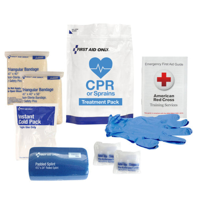 First Aid Only Emergency Response Bag | Modular Treatment Packs