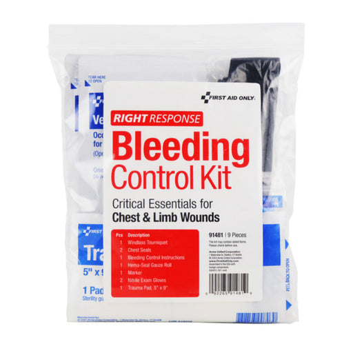 FAO Bleeding Control Kit for Limb & Chest Wounds