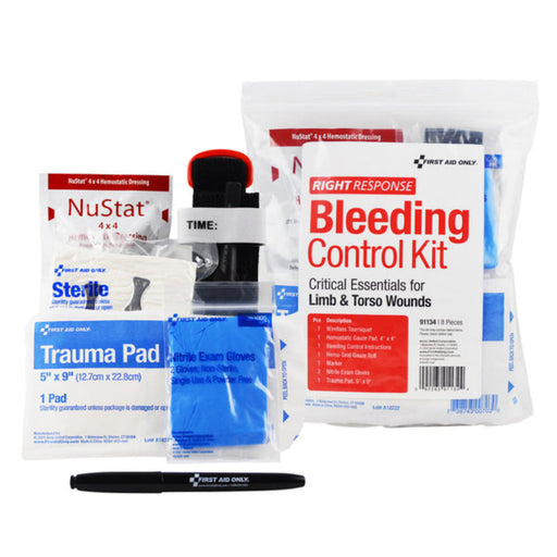First Aid Only Critical Essentials Bleeding Control Kit | Torso Limb