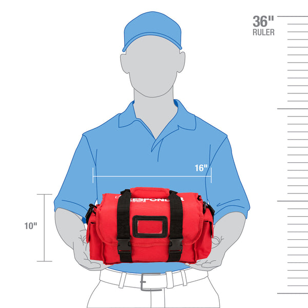 First Aid Only 158-Piece Large First Responder Kit | EMT Bag