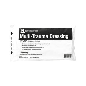 Elite First Aid Multi-Trauma Bandage 12″x 30″ - Pack of 25