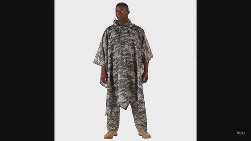 Rothco G.I. Type Rip-Stop Poncho | Waterproof Shelter Tarp