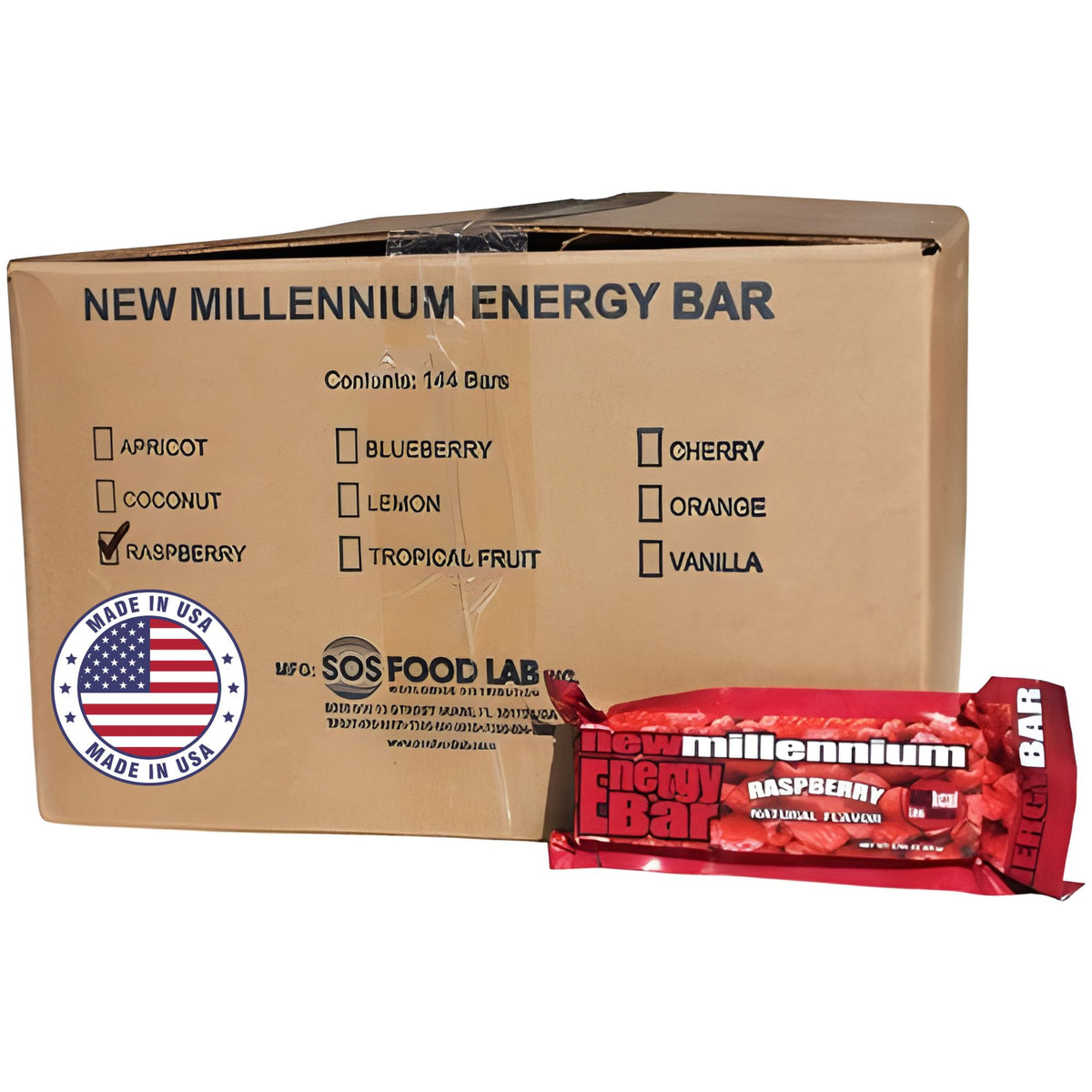 Millennium Energy Bars – 400 Calorie Survival Rations (Case of 144 ...
