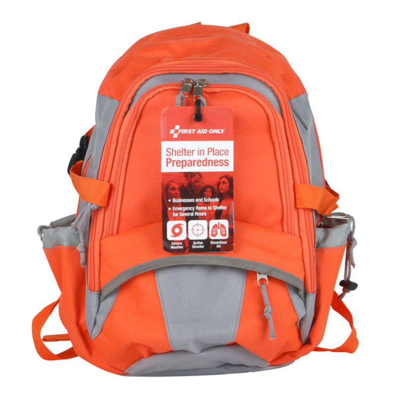 First Aid Only Shelter in Place Emergency Backpack | For 20 People