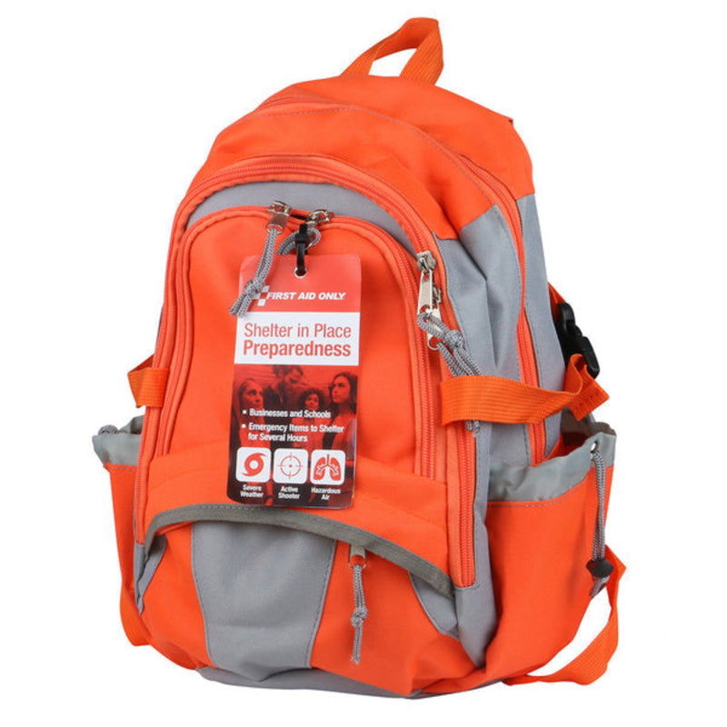 First Aid Only Shelter in Place Emergency Backpack | For 20 People