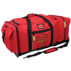 Kemp USA Firefighter Turnout Gear Bag – Extra Large Red Duffel
