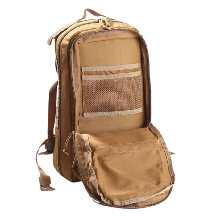 Luminary Tactical Trauma Backpack Tan Inside