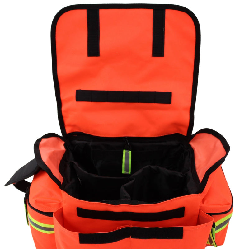 Luminary Global Trauma Bag Stocked Medium Modular Reflective EMS-EMT Medic Bug Out Bag First Aid Kit for Home Professionals First Responders Preppers Outdoorsman