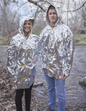 Emergency Reflective Poncho – Thermal Mylar Rain Gear