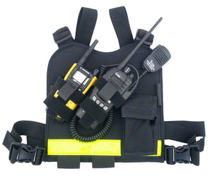 R&B Dual-Twin Radio Chest Harness – Universal 2-Radio Carrier