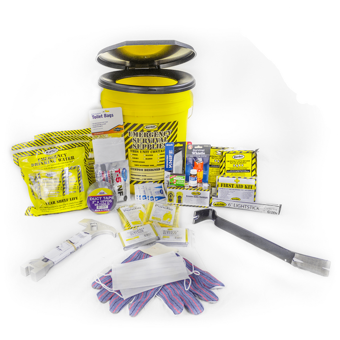Deluxe Emergency Bucket Kit - (2 Person Kit) - MayDay Industries