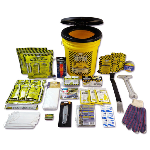 Deluxe Emergency Bucket Kit - (3 Person Kit) - MayDay Industries