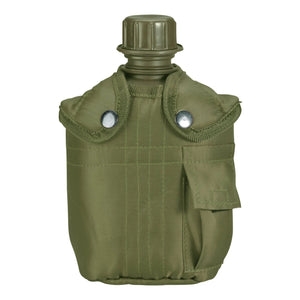 Rothco G.I. Type Canteen & Cover | 1-Quart BPA-Free Plastic