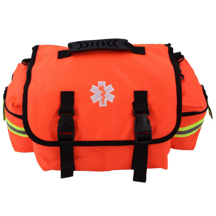 Luminary Global Trauma Bag Stocked Medium Modular Reflective EMS-EMT Medic Bug Out Bag First Aid Kit for Home Professionals First Responders Preppers Outdoorsman