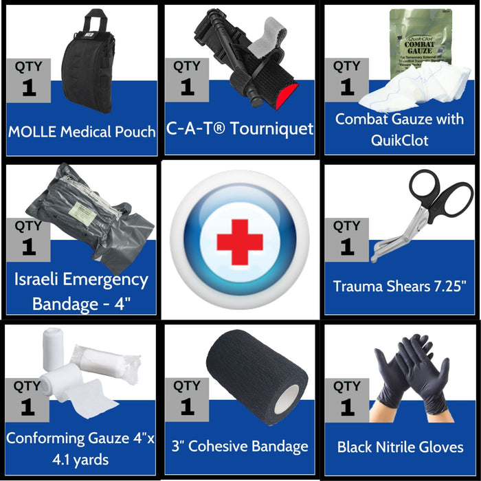Luminary Gunshot Trauma IFAK Wound Care Kit