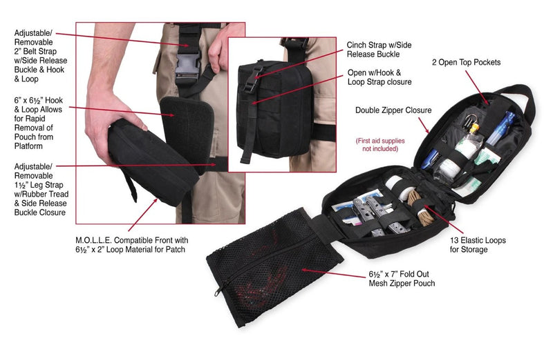 Rothco Drop Leg Medical Pouch