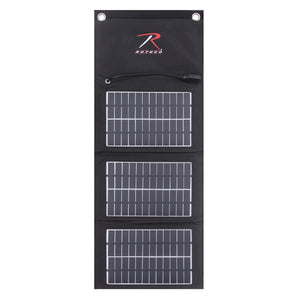 Rothco MOLLE Solar Panel with Power Bank – Off-Grid Charging Station