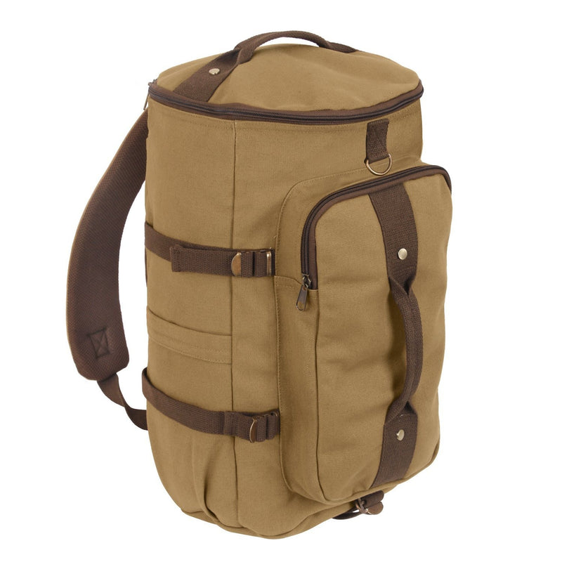 Rothco Convertible Canvas Duffle / Backpack (19-Inch, 30L)