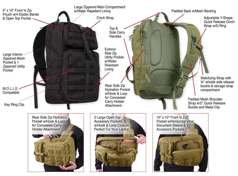 Rothco Tactisling Transport Pack