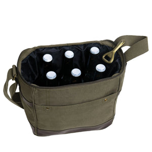 Rothco Canvas Insulated Cooler Bag – 6-Pack Soft Cooler