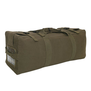 Rothco G.I. Type Enhanced Canvas Duffle Bag – 75L Convertible Backpack