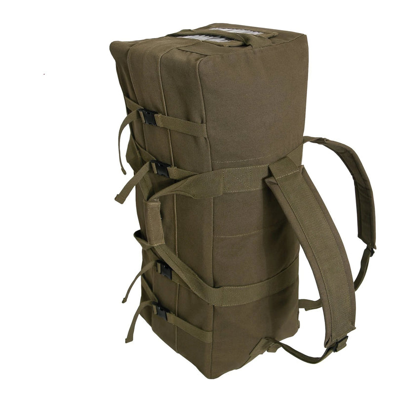 Rothco Enhanced Canvas Duffle Bag | 75L Convertible Backpack
