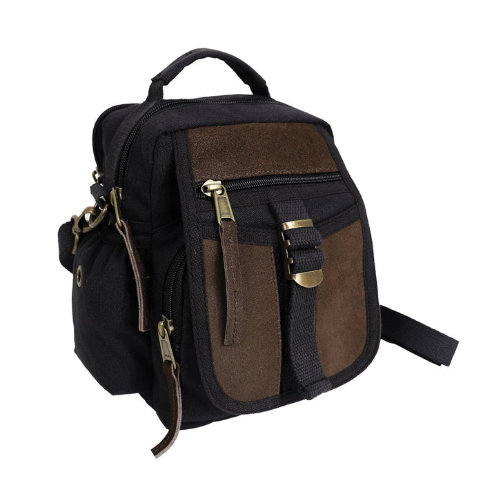 Rothco Canvas & Leather Travel Shoulder Bag | Luminary Global