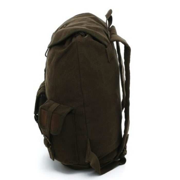 Rothco Vintage Canvas Wayfarer Backpack with Leather Accents