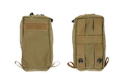 3.5 X 6 Small side MOLLE Pouch with Zipper - R&B Fabrications