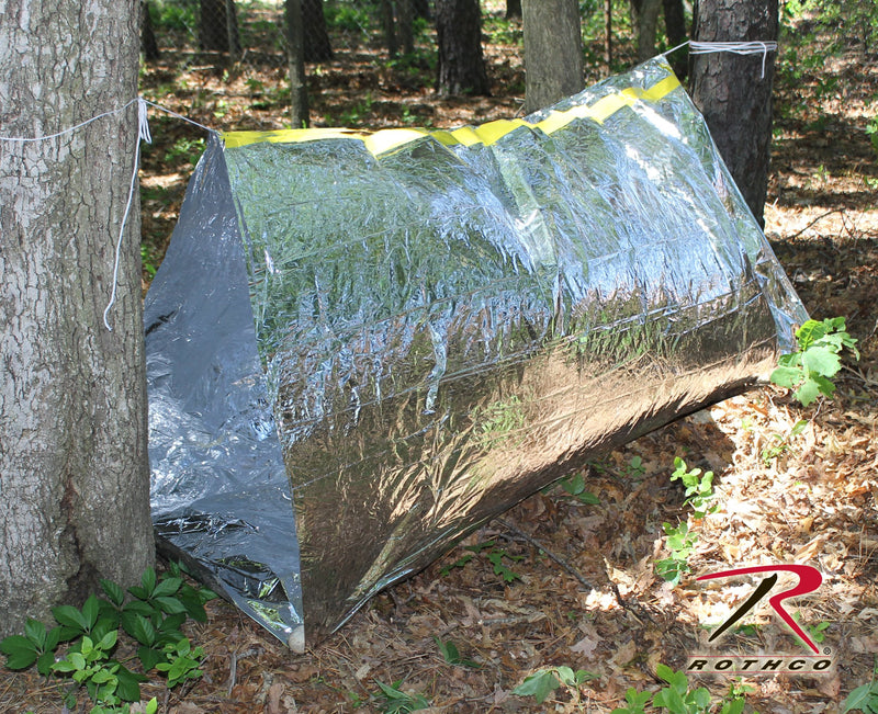 Rothco Survival Tent | 2-Person Reflective Emergency Shelter