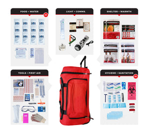 Guardian 4 Person Comfort Family Survival Kit – 72-Hour Emergency Go-Bag