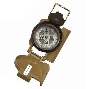 Rothco Military Marching Compass – Precision Aluminum Land Navigation Tool