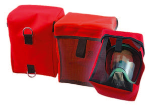 R&B Vented SCBA Mask Bag – Mesh-Sided Cordura Storage