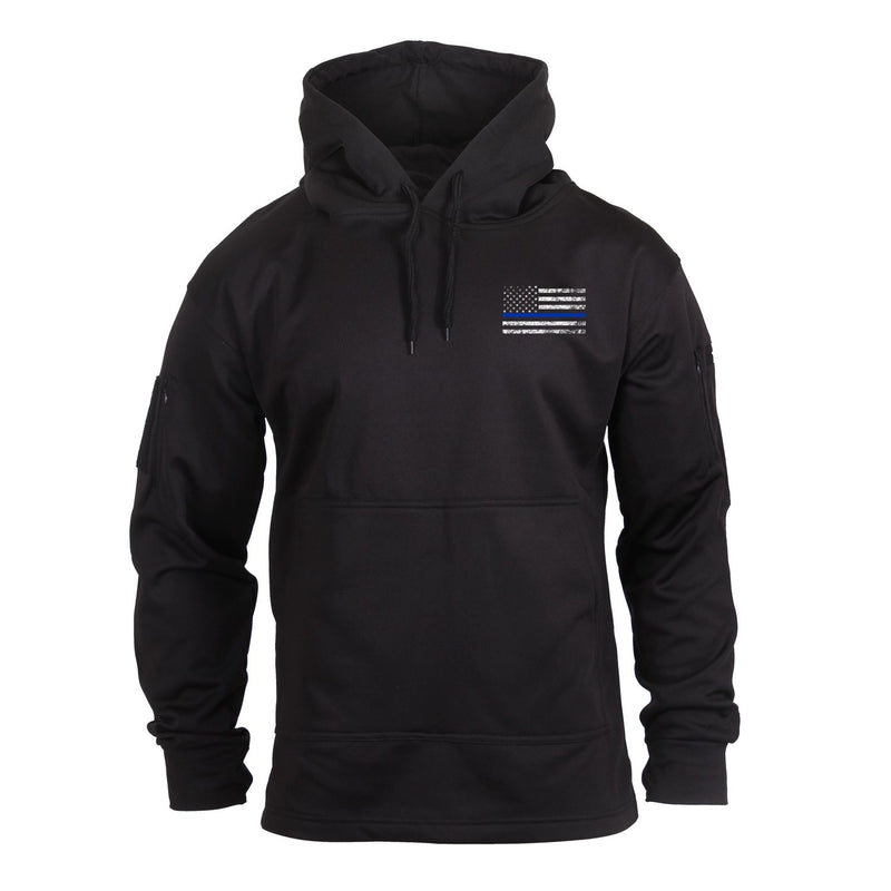 Rothco Thin Blue Line Concealed Carry Hoodie Black Luminary Global