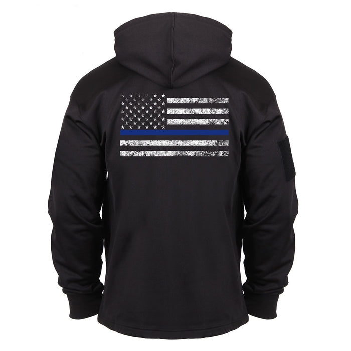 Rothco Thin Blue Line Concealed Carry Hoodie Black Luminary Global