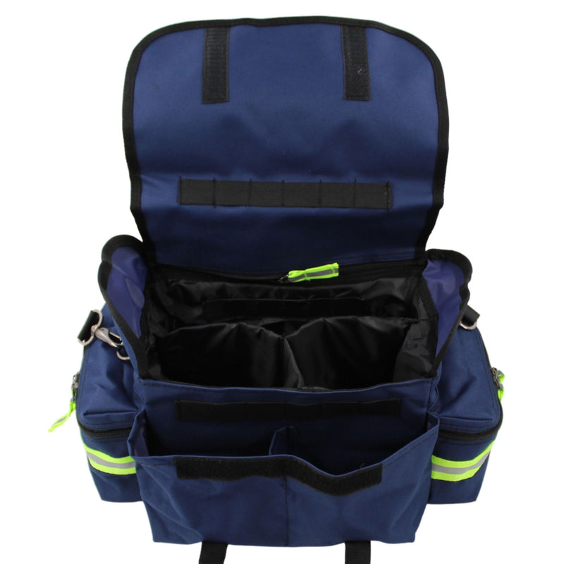 Luminary Global Trauma Bag Stocked Medium Modular Reflective EMS-EMT Medic Bug Out Bag First Aid Kit for Home Professionals First Responders Preppers Outdoorsman