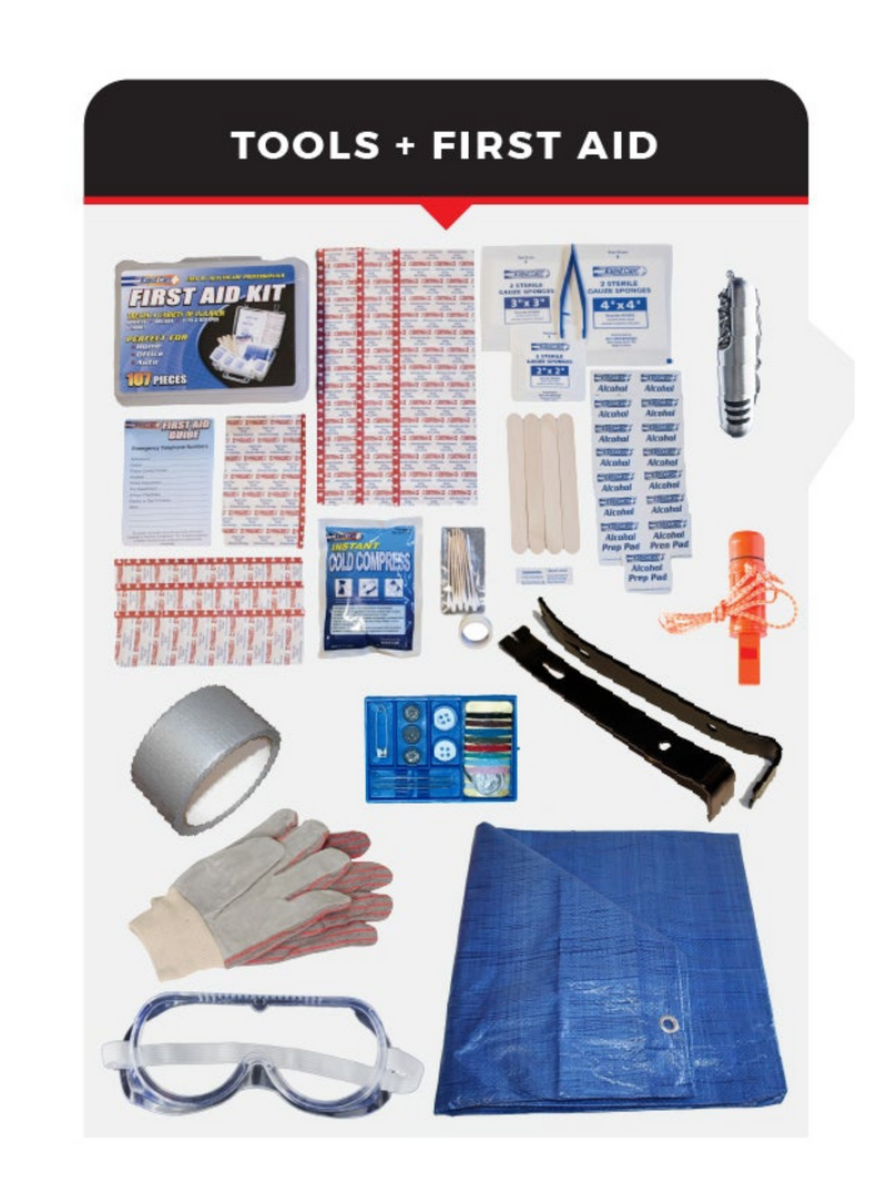 Guardian Office Classroom Lockdown Survival Kit for 10 People