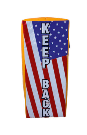 R&B American Proud Ladder Boot – Reflective Flag “KEEP BACK” Cover