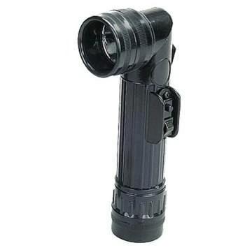 Rothco G.I. Type D-Cell Anglehead Flashlight with 4 Lenses — Luminary