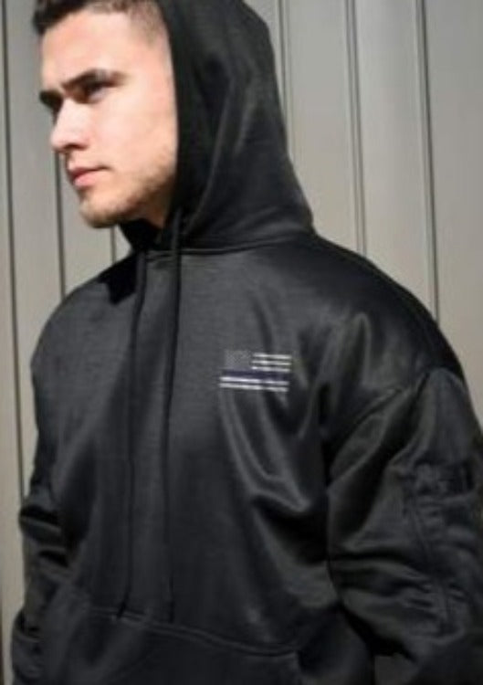 Rothco Thin Blue Line Concealed Carry Hoodie - Honor and Respect