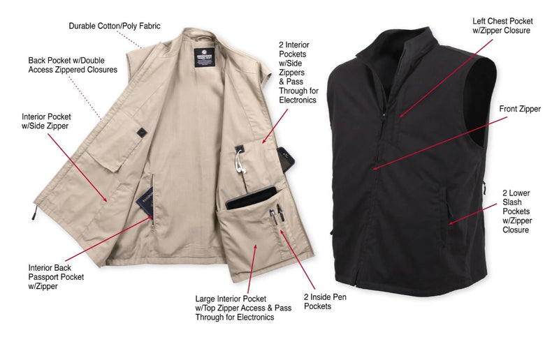 Rothco Undercover Travel Vest