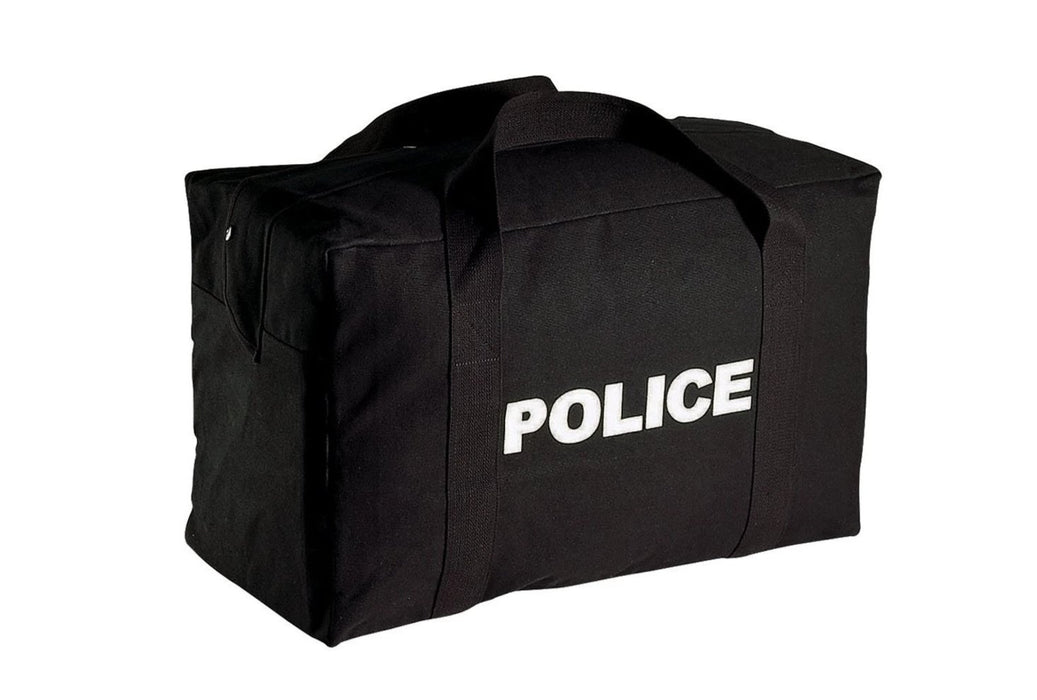 Rothco Canvas Large Police Logo Gear Bag | Luminary Global