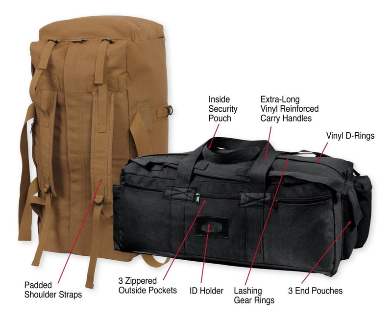 Rothco Tactical Duffle Bag - Heavyweight, Water-resistant, Versatile Carry
