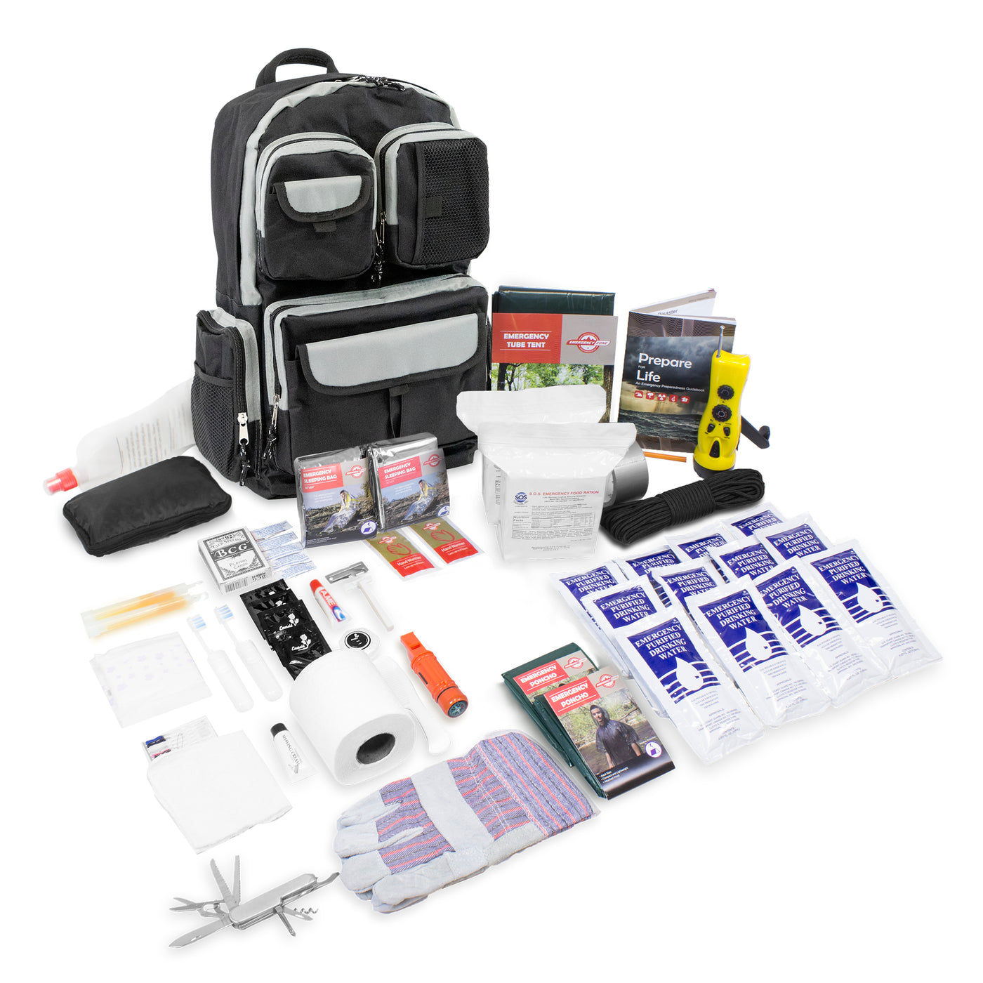 Emergency Zone Urban Survival 2 Person Bug Out Bag 72 Hour — Luminary