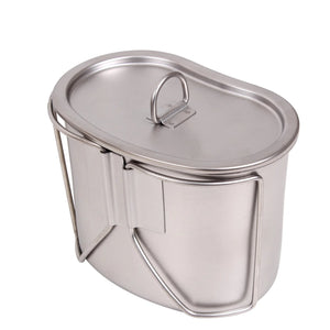 Rothco Stainless Steel Canteen Cup and Cover Set | Outdoor Cooking