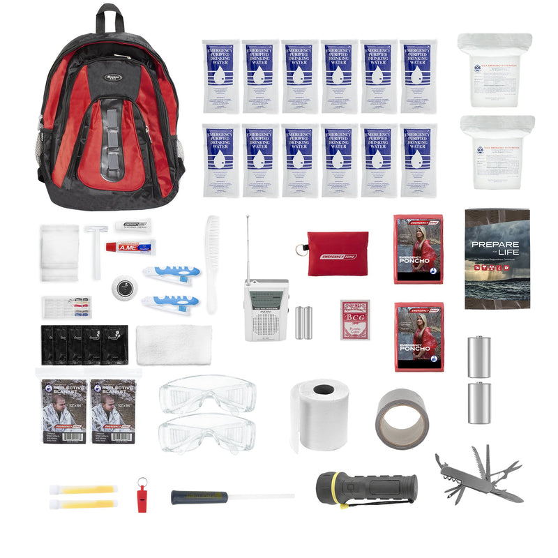 Emergency Zone Essentials Deluxe 72-Hour Kit (2-Person)