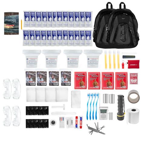 Emergency Zone Essentials Deluxe 72-Hour Kit (4-Person)