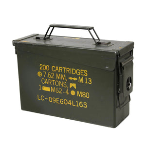 Genuine G.I. Surplus Ammo Cans | .30 & .50 Caliber