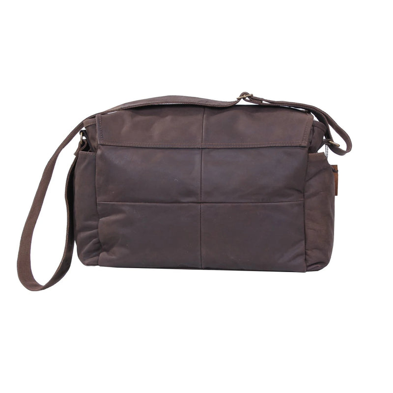 Rothco Brown Leather Classic Messenger Bag – Vintage Crossbody